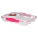Container rectangular three -section, 820 ml