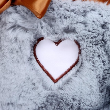 Soft toy "Bear Felix", 90 cm, smoky color-3