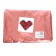 Foil ball 42 "Heart", pop-out, pink color, under the air