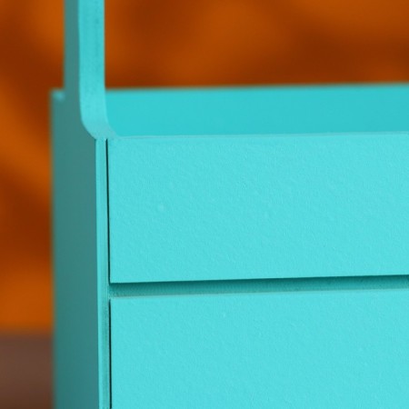 Box - wooden Kashpo 25x15x30 "Beloved Mom" ​​Tiffany-4