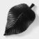 Fruit dish "leaf", 35.5 × 20 × 5 cm, gold color with black