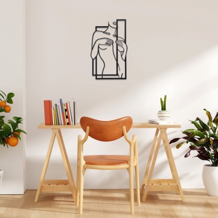 Decoration wall for the interior, panel on the wall of wood "body", 60 x 37.1 cm-2