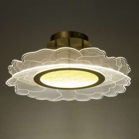 Causte "Grace" LED 48W 3000-6000K gold 50x50x7-150cMMsm-3