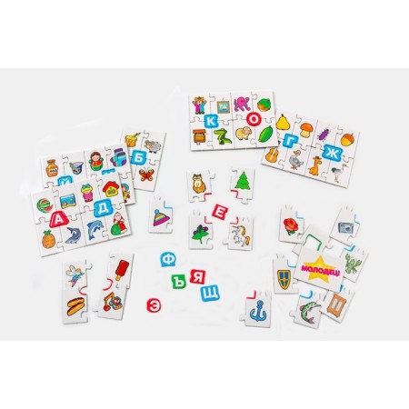The board game "Play with letters. Learning to read "-2