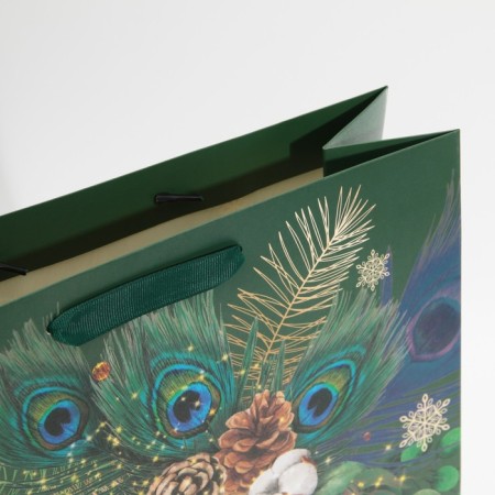 Laminated vertical “Malachite” laminate, l 31 x 40 x 11.5 cm, new year-5