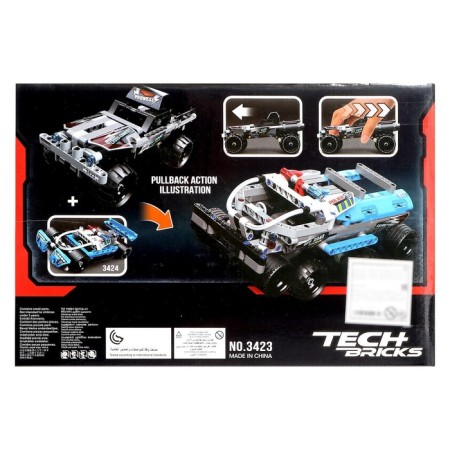 Designer with an inertial mechanism "Supergon", 160 parts-5