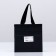 Crafts with a square bottom and window 15 x 15 x 15 cm black, 1pc