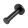 Hook furniture tundra TKO011, one -rod, 16x70 mm, black, 10 pcs