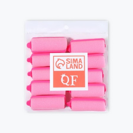 Climber curlers, d = 2.5 cm, 5.7 cm, 10 pcs, pink color-3