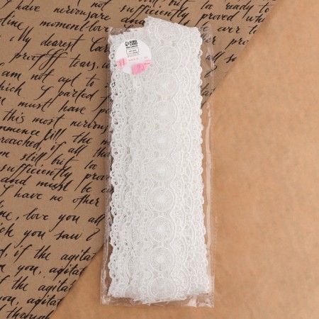 Lace Hypure, 40 mm × 9.1 ± 0.5 m, milk color-2