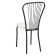 Light-1 chair black/white reptile