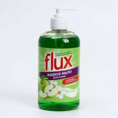 Liquid kitchen soap, 500 ml, apple aroma, Flux-1