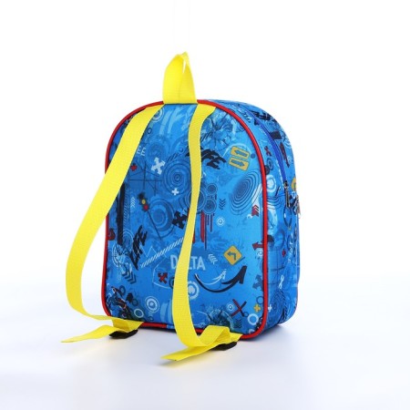 Baby backpack on a zipper, cornflower color-3