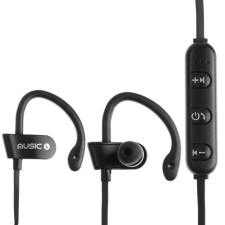 Sports headphones RT558, wireless, vacuum, WT 4.2, microphone, 80 mAh, black