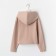 Sweatshirt for girls, cappuccino color, height 134 cm