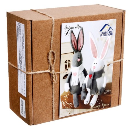 Set for creating a textile toy "My bunny"-2