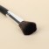 A set of makeup brushes "monogram", 7 objects, a cover on a button, golden color/black