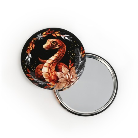 Pocket mirror "snake", diam. 7 cm-1