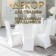 Wedding case on a chair, white