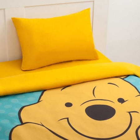 Bed linen 1.5 joint venture “Bear Winnie” 143x215 cm, 150x214 cm, 50x70 cm -1 pcs., Poplin 125 g/m2-1