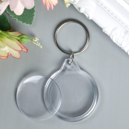 Harvesting keychain circle set 2 parts (insert 32x32) 4x4 cm-2