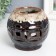 Aroma lamp ceramics "wicker patterns" mix 9.5x9.5x10 cm