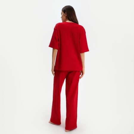Female set (T -shirt and trousers) KAFTAN BASIC p. 40-42, red-2