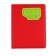 School diary for grades 5-11, PVC cover, Neon, Red