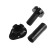 Support adjustable tundra, h = 95-130 mm, black, 1 pc.