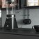 The socket W5871051 with the grounding of Vintage, black matte chromium