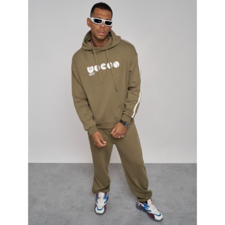 Male tracksuit, size 52, khaki color-14