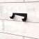 Holder for screwdrivers and building hairdries, wall, black