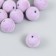 Beads for creativity velvet spraying "Lilac moon" set 10 pcs d = 1.4 cm