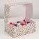Packaging for 6 cupcakes with the Coffee window, 25 x 17 x 10 cm