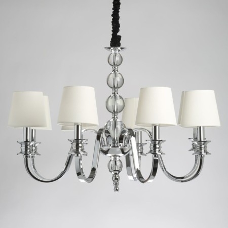 Inessa chandelier, size 86x165x86 cm, 320W 8xe14-3
