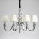 Inessa chandelier, size 86x165x86 cm, 320W 8xe14