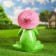 Garden figure "Frog in the Lotus Pose" 26x32x17cm