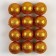 Figure for crafts and decor "Ball", set of 12 pcs., Size 1 pc. - 4 cm, gold color