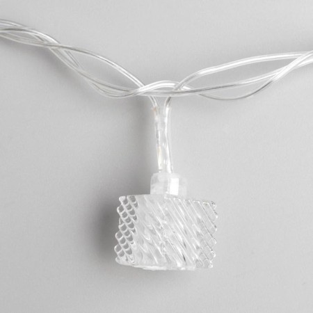 Garland “thread” 5 m with nozzles “melting cubes”, ip20, transparent thread, 20 LED, glow of multi (RG/RB), blinking, 220 V-1