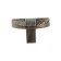 Handle button cappio, zinc, d = 35 mm, bronze color