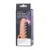 Kokos nozzle is realistic with additional stimulation, TPE, bodily, 12 cm