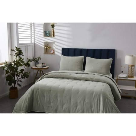 A set with a covering “Erica”, size 160x220 cm, 50x70 cm, beige color-1
