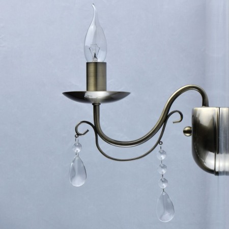 Bra "Aurora", 60W E14, brass color-3