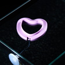 Field feeder floating, luminous, 7.5 x 7.5 cm, purple