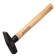 Denzel locksmith hammer 10427, forged square steel, beech handle, 300 g