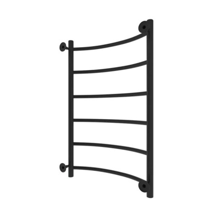 Water towel "Sanprise" Classic P6, 500x800 mm, lower connection., Black matte-8