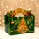 Gift box "Festive silk bended" New Year's suitcase medium 20 x 12 x 19 cm 1065302