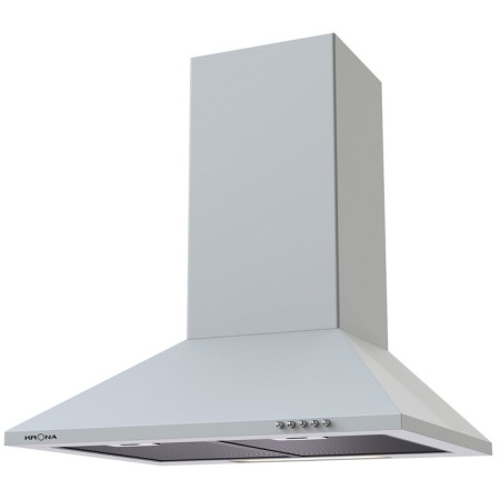 Exposure Krona Cornelia 600 Inox PB, dome, 650 m3/h, 3 speeds, 60 cm, white