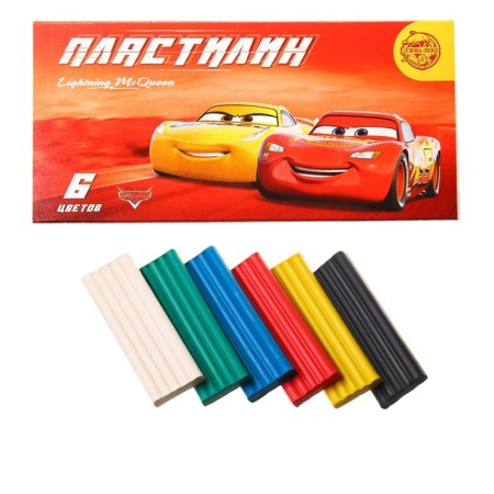 Plasticine 6 colors 90 g "Champion", cars-5