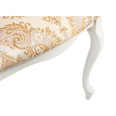 Wooden chair Adriano Buke/Fabric, milk/beige 50x54x96 cm-9
